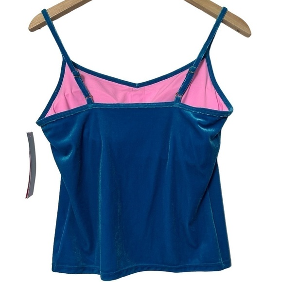 NWT 2 pc Set Lilly Pulitzer Teal Cassis Luxetic Tank & Hi-rise Weekender Legging - Picture 6 of 15